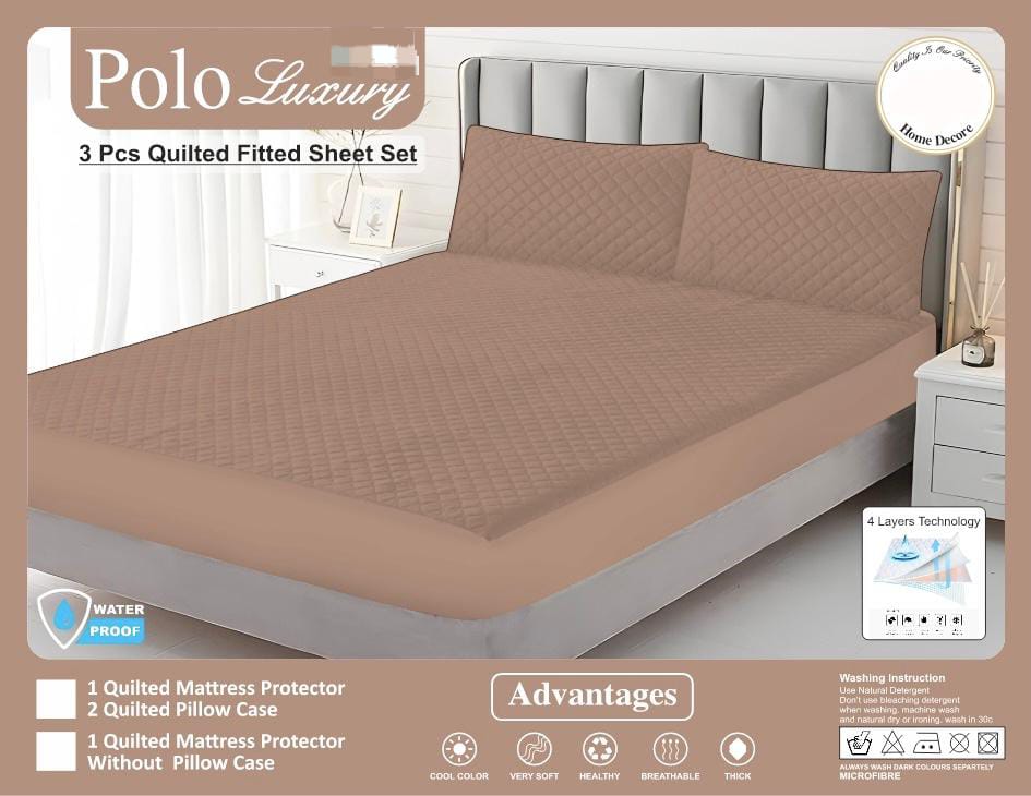 Luxury Quilted Fitted Bedsheet