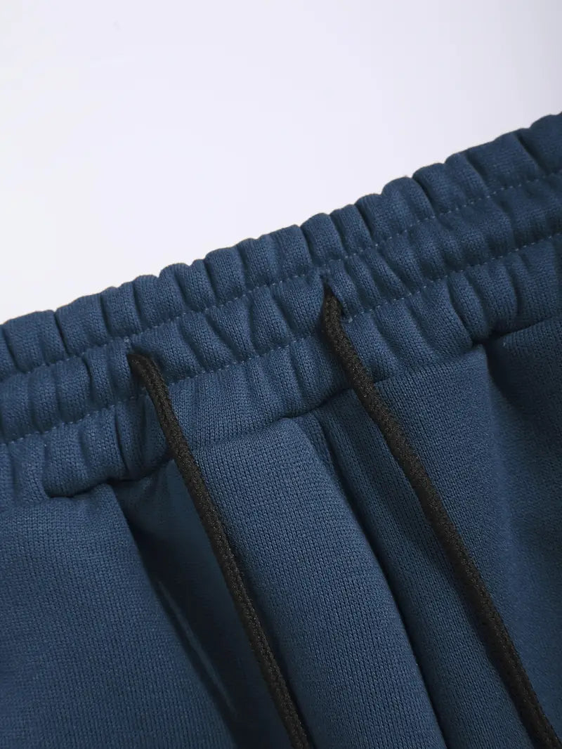 Men's Athletic 2Pcs Tracksuit Set(ZINK) (Casual) Full-Zip Sweat suits Long Sleeve Hoodie and Jogging Pants