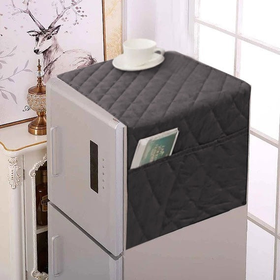 Cotton quilted fridge cover refrigerator protection Eid and wedding
