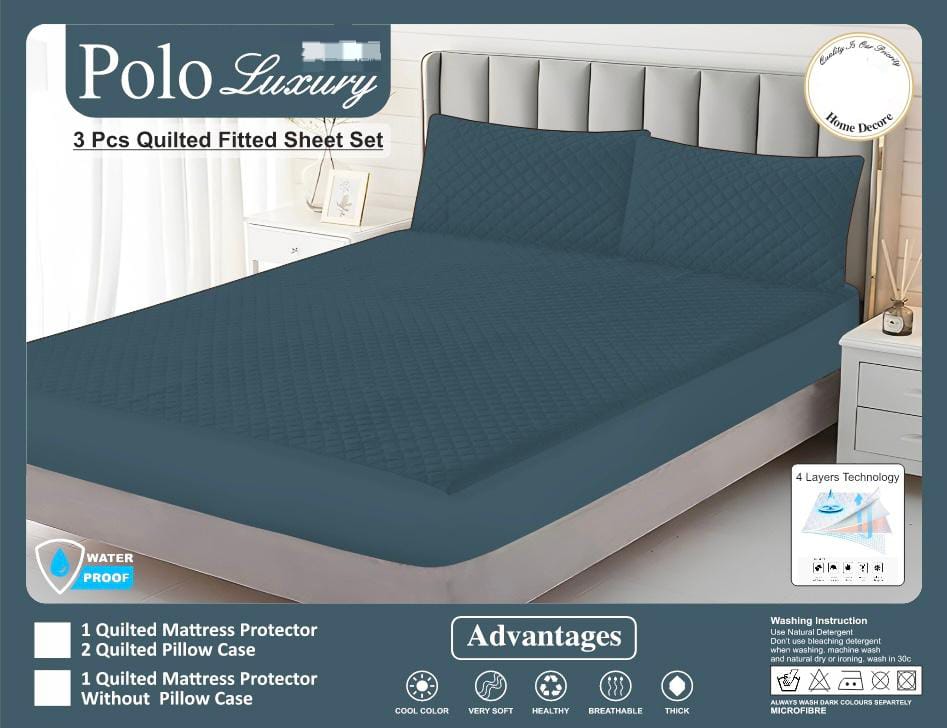 Luxury Quilted Fitted Bedsheet