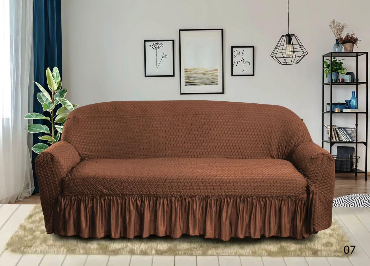 Trendy butterfly design fitted sofa cover