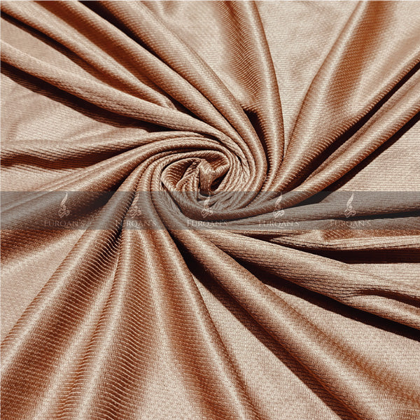 Frill Style Micro Mesh Sofa Cover (Copper Color)