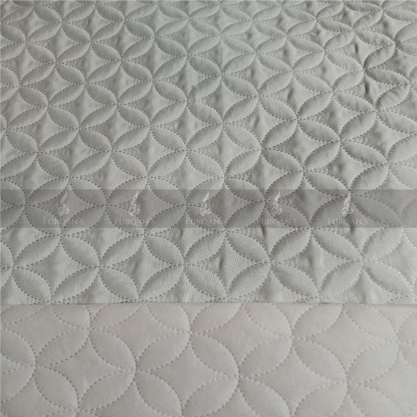 Ultrasonic Quilted Sofa Cover (Off White Color)