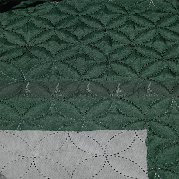 Ultrasonic Quilted Sofa Cover (Green Color)
