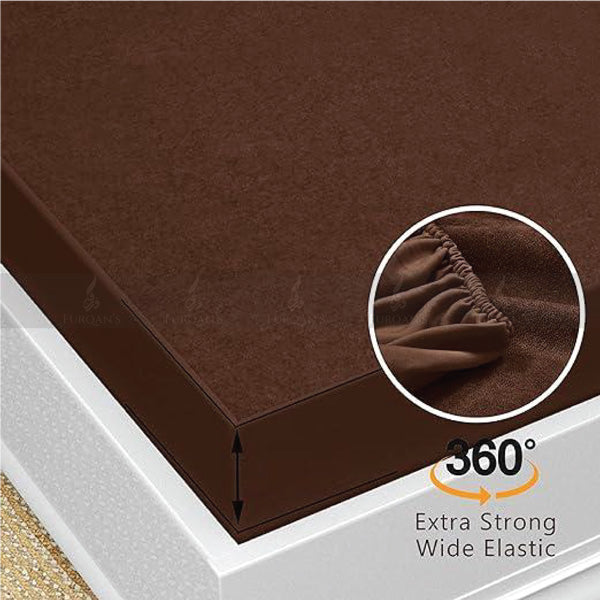 Waterproof Mattress Cover (Brown Color)
