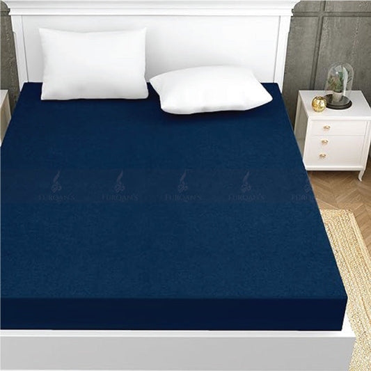 Waterproof Mattress Cover (Blue Color)