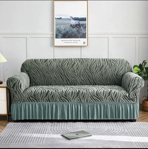 Zebra Velvet Sofa Covers