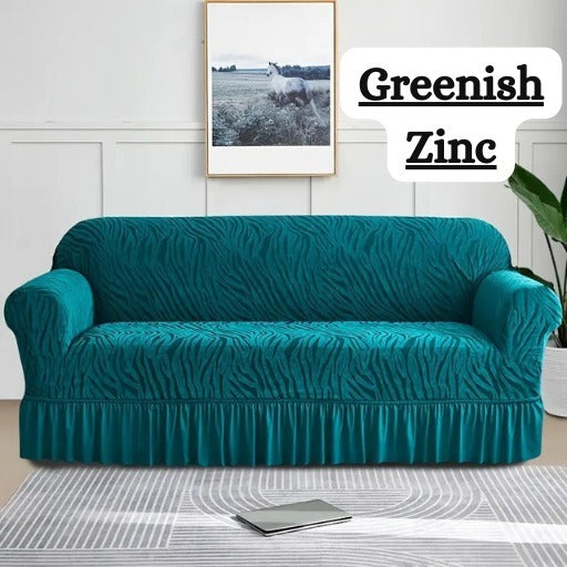 Zebra Velvet Sofa Covers - All Colors & Sizes