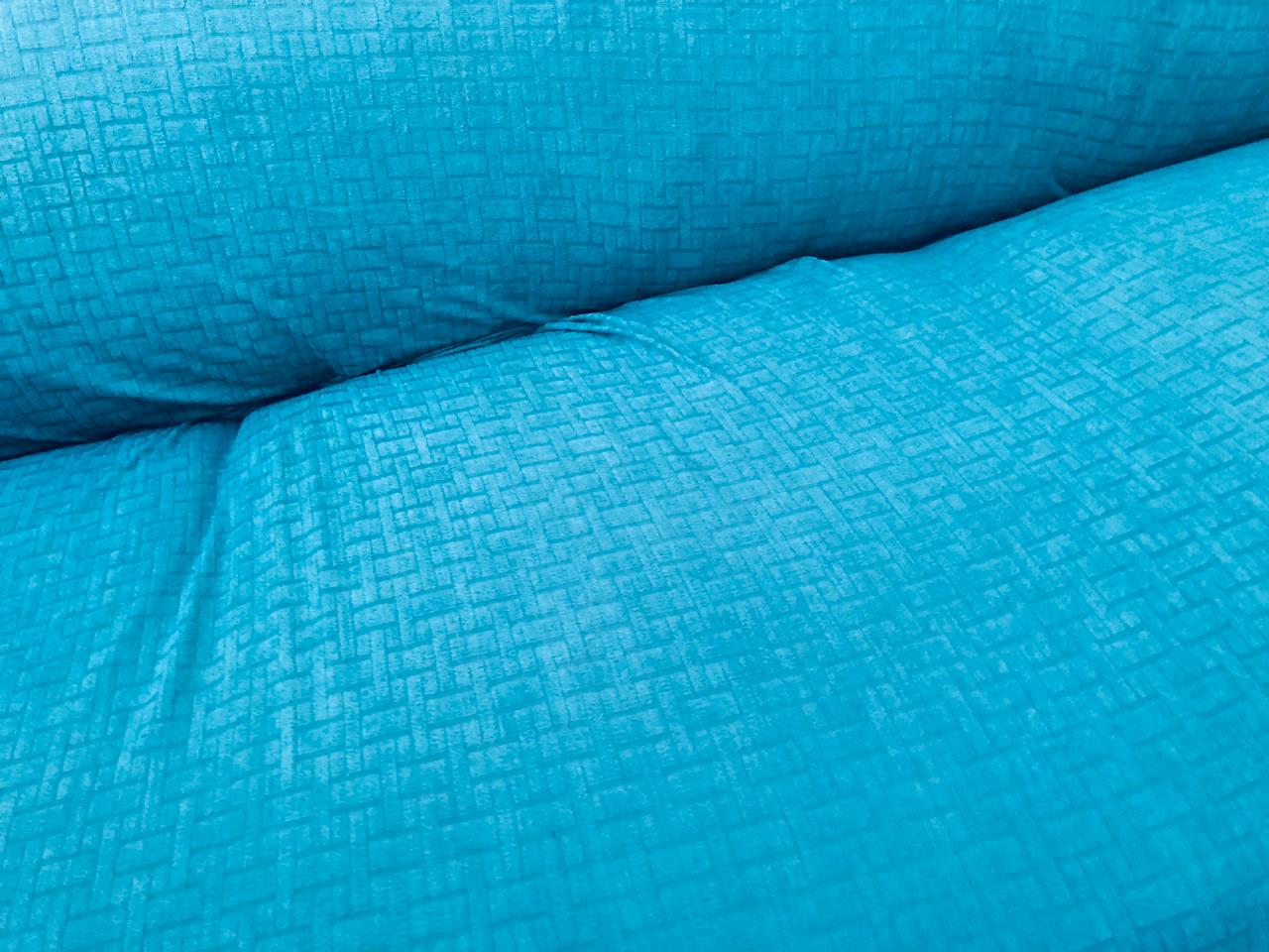 Luxury textured jacquard sofa cover stripe pattern