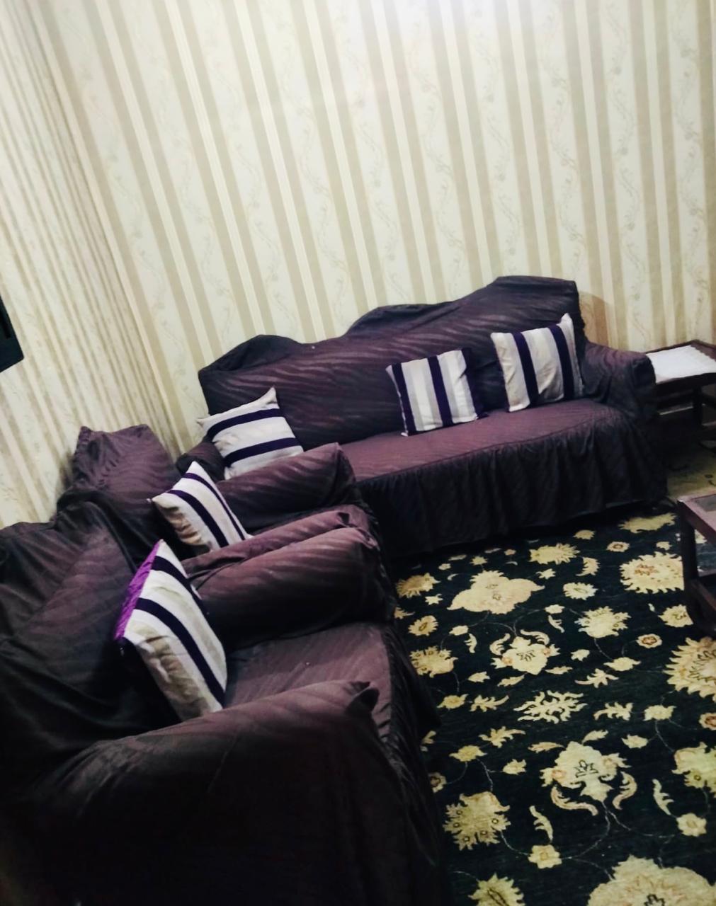 Zebra velvet frill sofa cover Eid and wedding