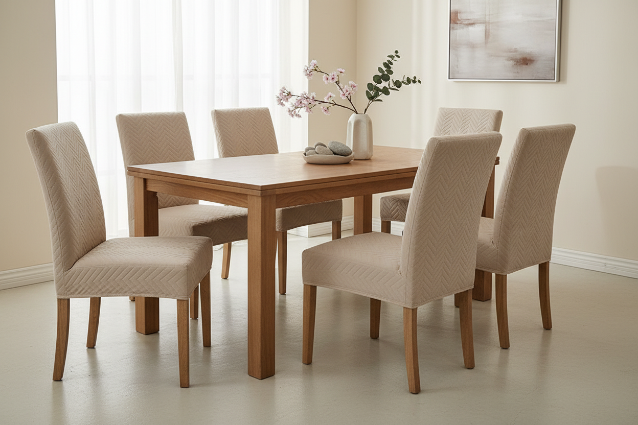 Mat Ultrasonic Dining Chair Cover - All Colors