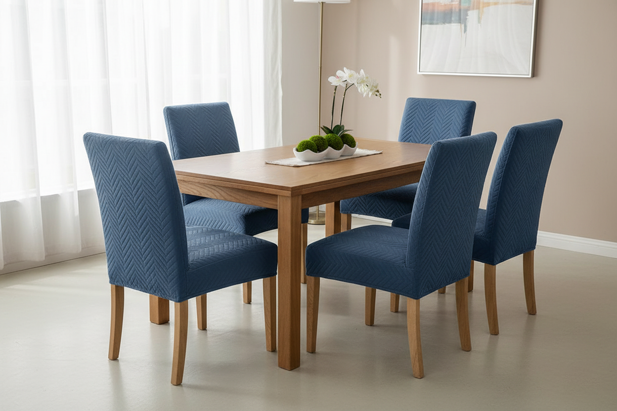 Mat Ultrasonic Dining Chair Cover - All Colors