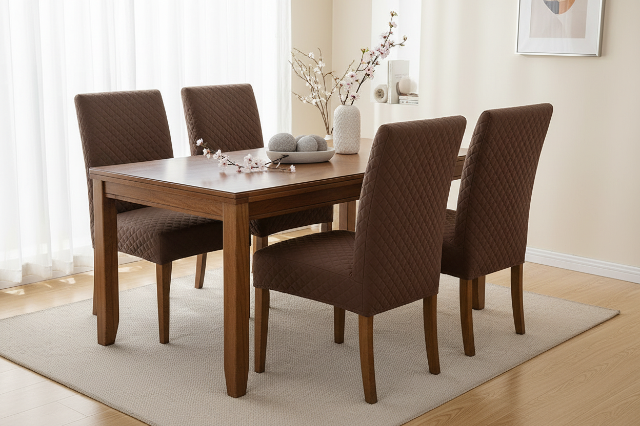 Mat Ultrasonic Dining Chair Cover - All Colors