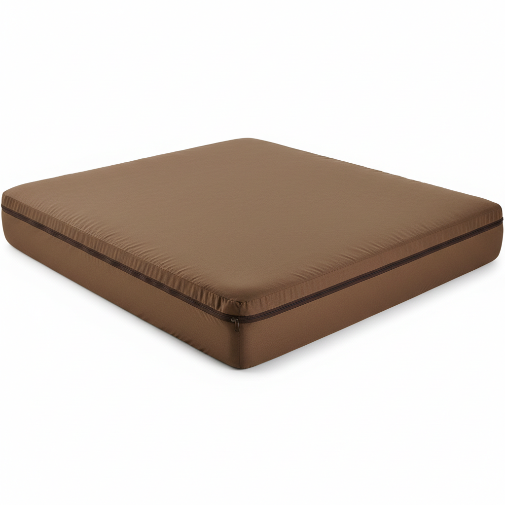 Brown Zipper Mattress Protector