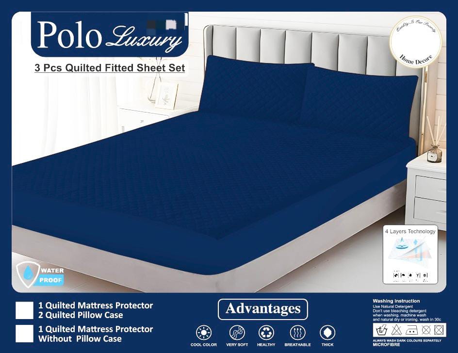 Luxury Quilted Fitted Bedsheet