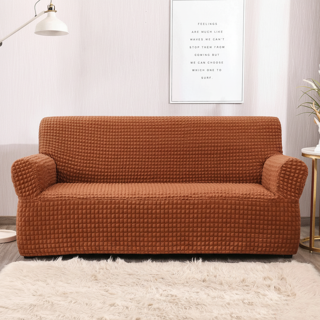 Copper Bubble Sofa Cover