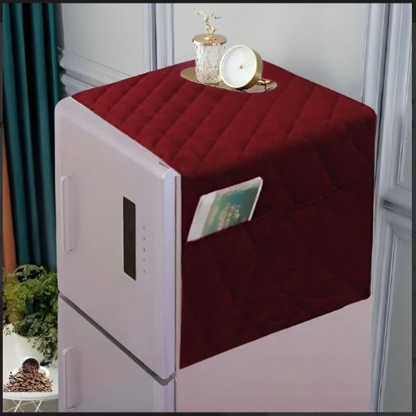 COTTON QUILTED FRIDGE COVER