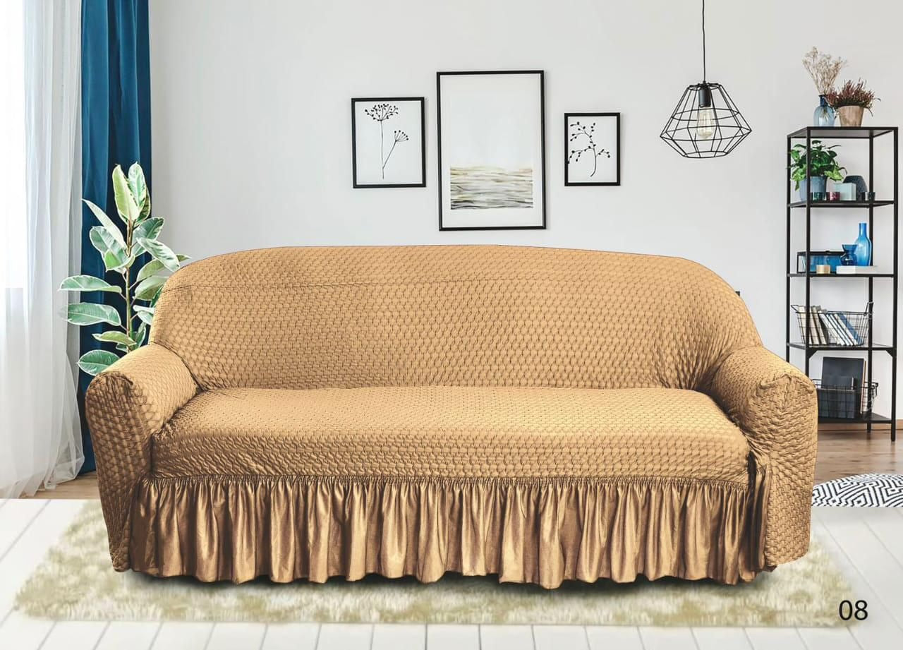 Trendy butterfly design fitted sofa cover