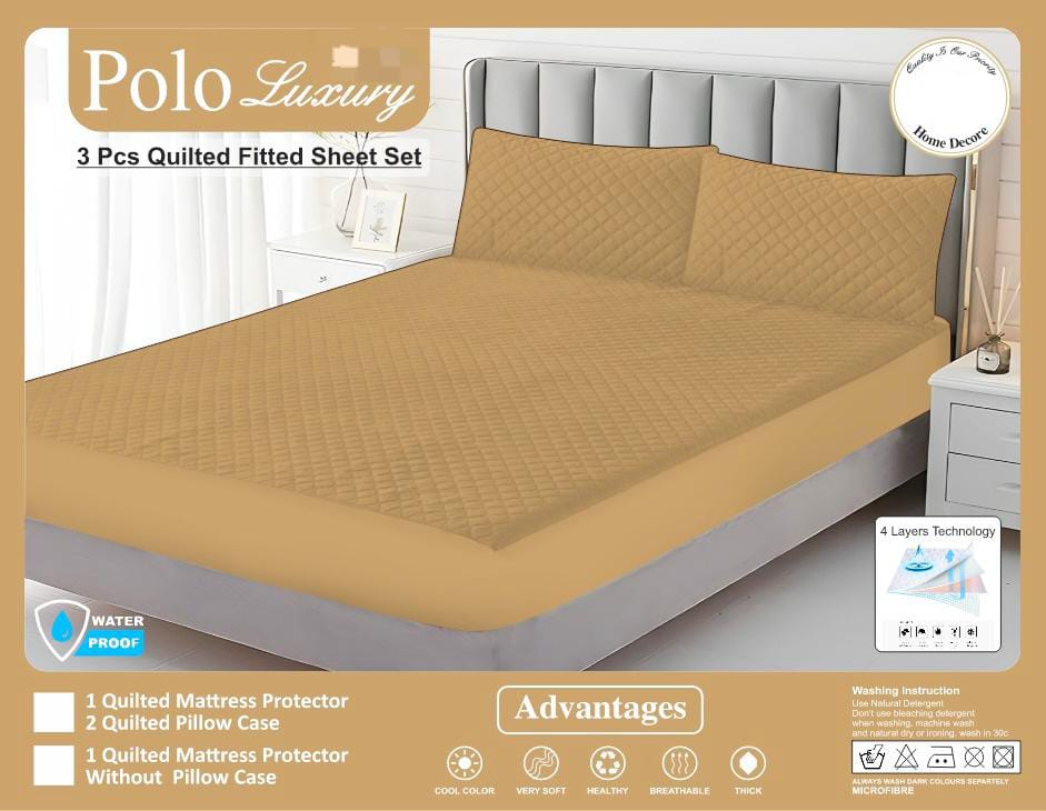 Luxury Quilted Fitted Bedsheet