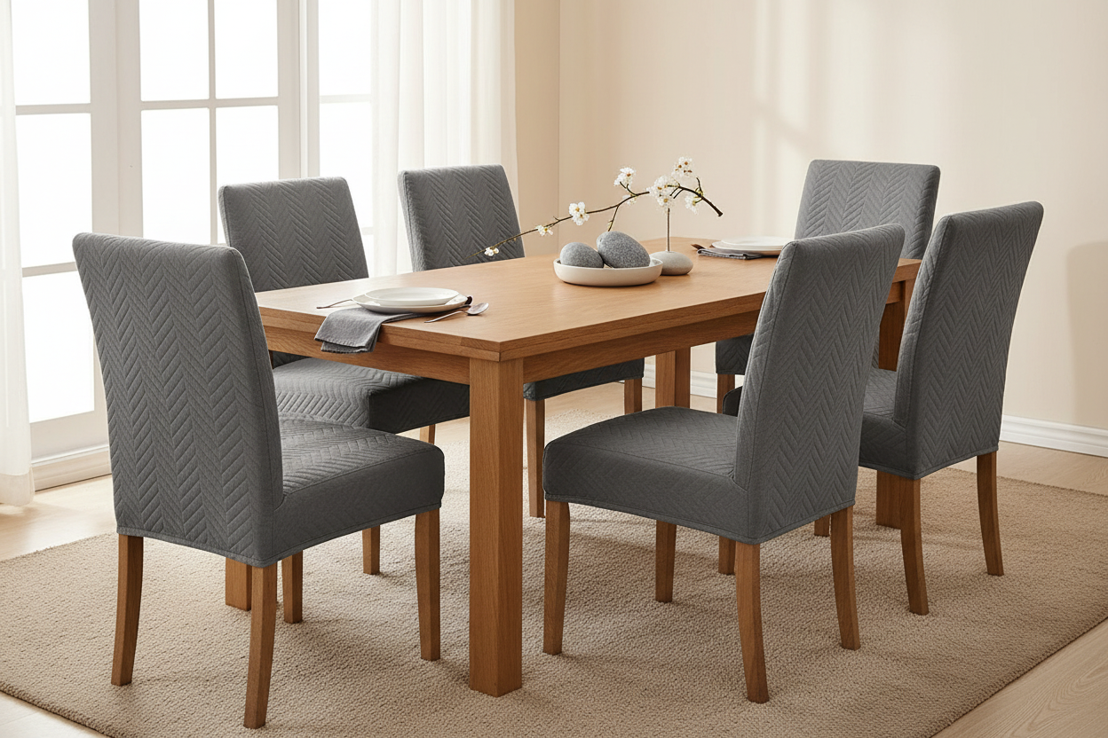 Mat Ultrasonic Dining Chair Cover - All Colors