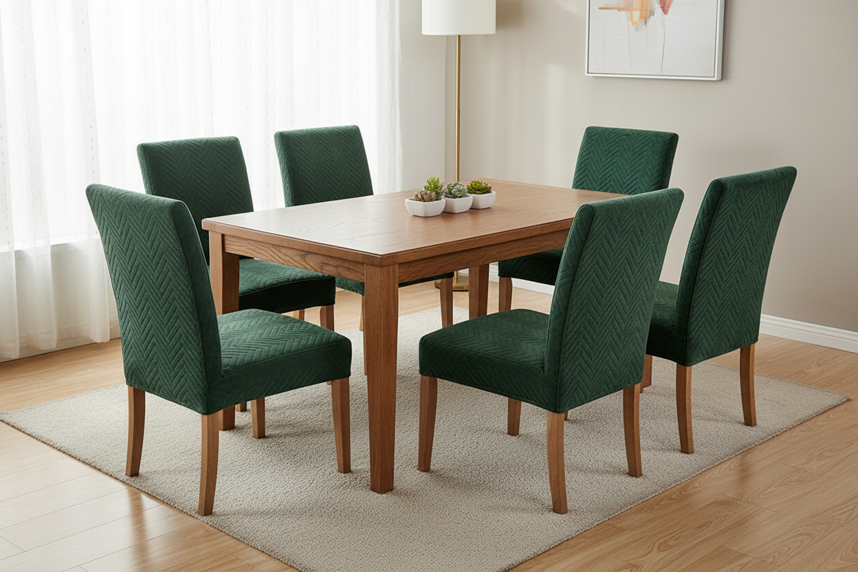 Mat Ultrasonic Dining Chair Cover - All Colors