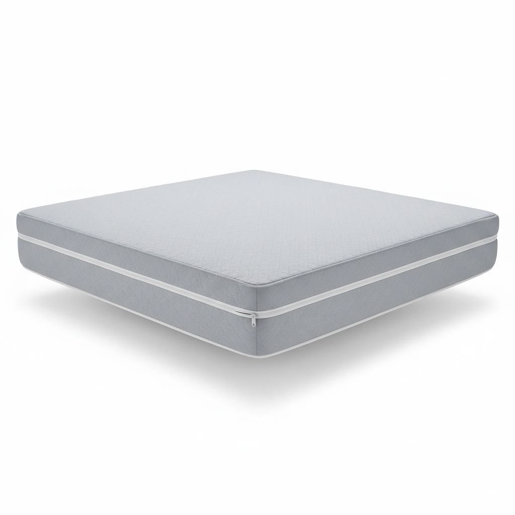 Grey Zipper Mattress Protector