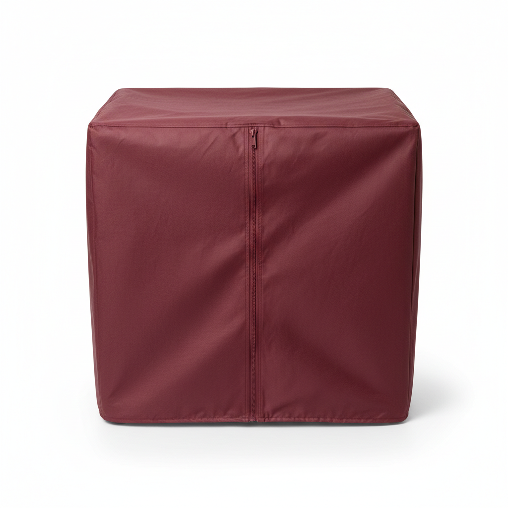 Maroon Twin Tub Washing Machine Cover