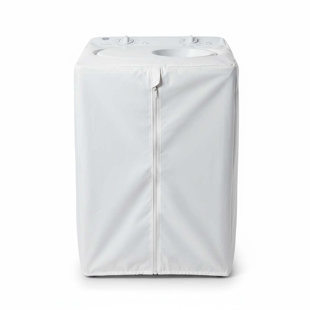 White Twin Tub Washing Machine Cover