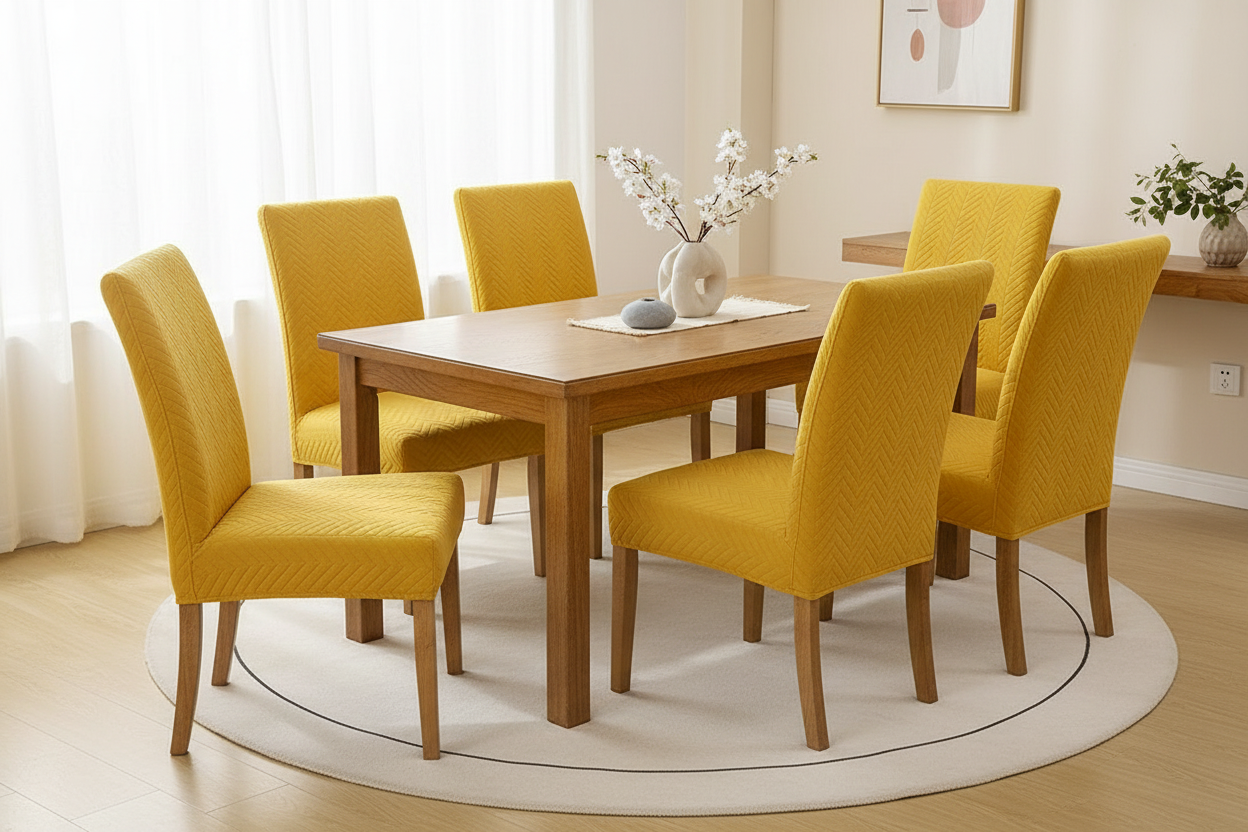 Mat Ultrasonic Dining Chair Cover - All Colors